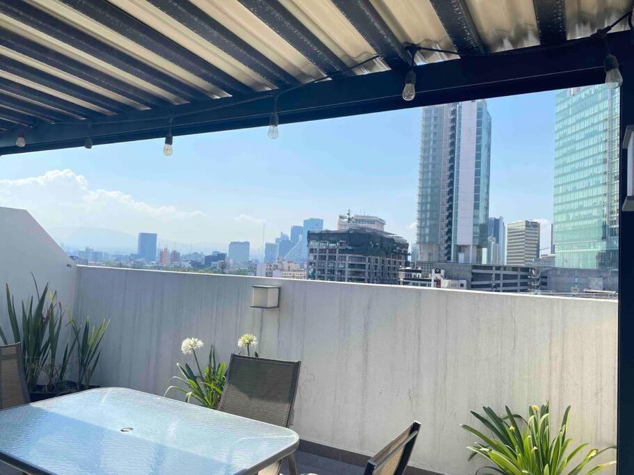 Downtown Depto Con Terraza Privada Lejlighed Mexico By Eksteriør billede